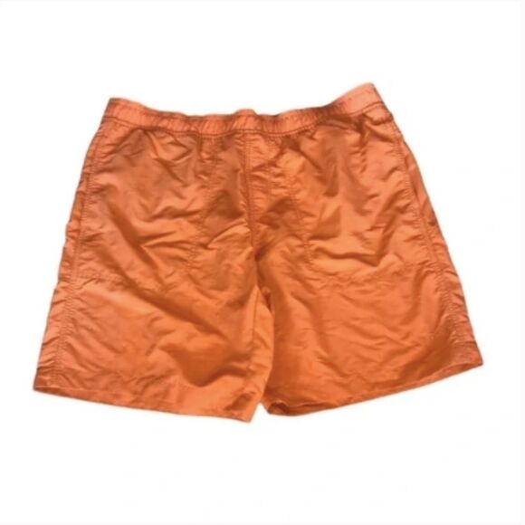 Men's Eddie Bauer Orange Swim Shorts - Picture 1 of 8